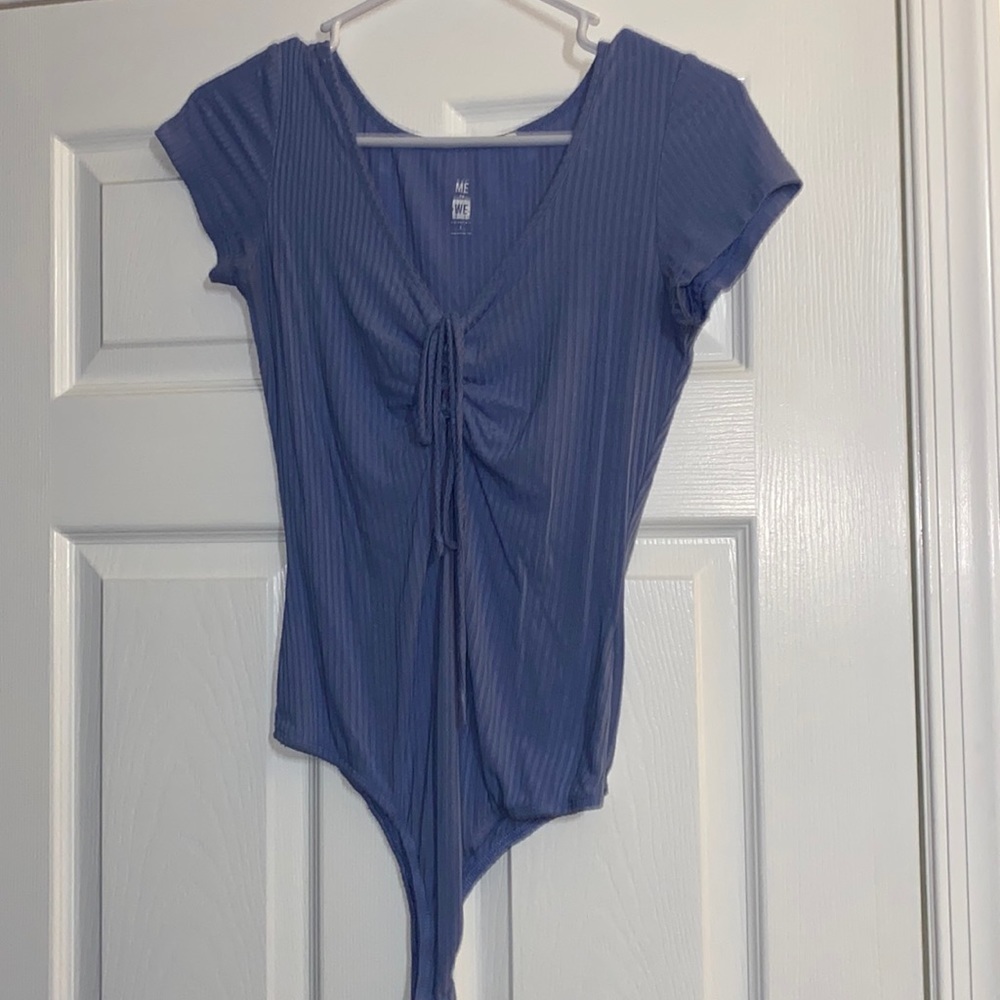 Periwinkle Thong Body Suit
